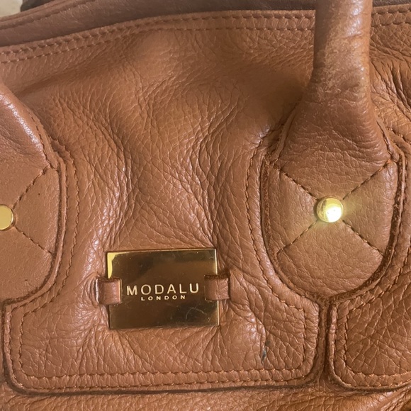 Modalu Leather Satchel - Picture 3 of 10